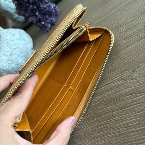 Prada Tan Saffiano Leather Wallet - Picture 16 of 16